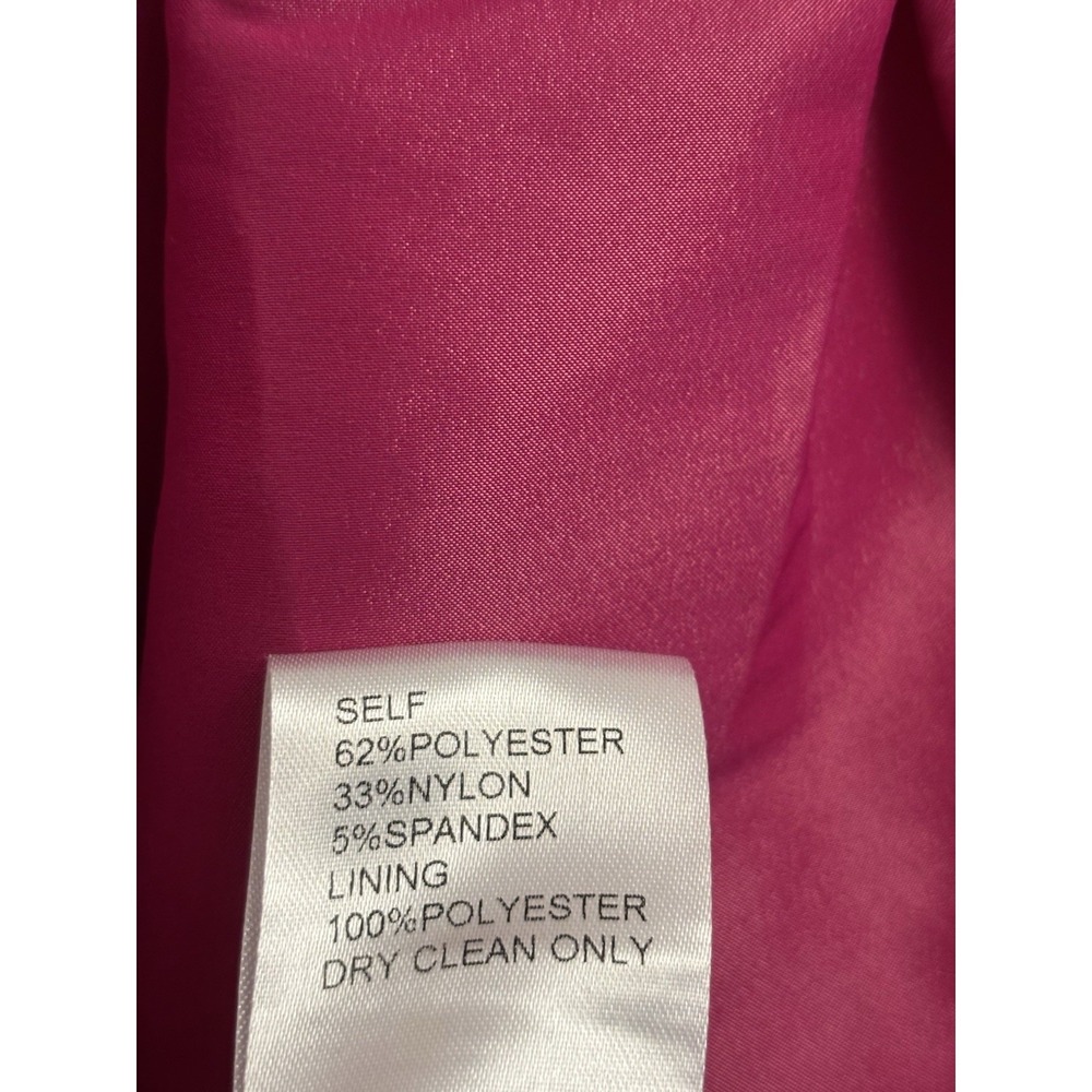 Sho by Tadashi Shoji Pink Sofie Puff Sleeve Mini Dress Off Shoulder Large $238 - Picture 5 of 8